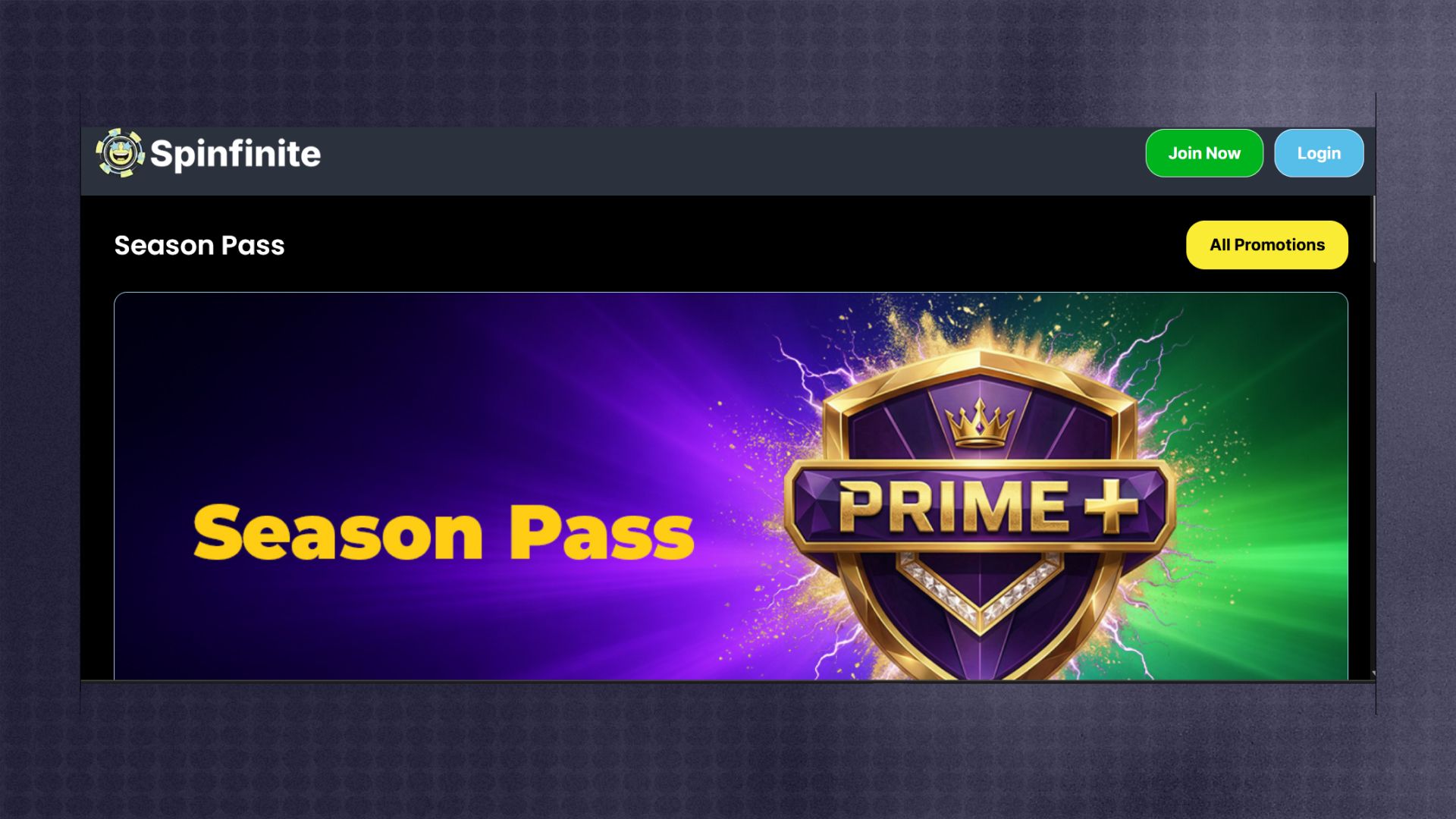 Spinfinite Launches Prime+ Season Pass With 150 Free SC Guaranteed