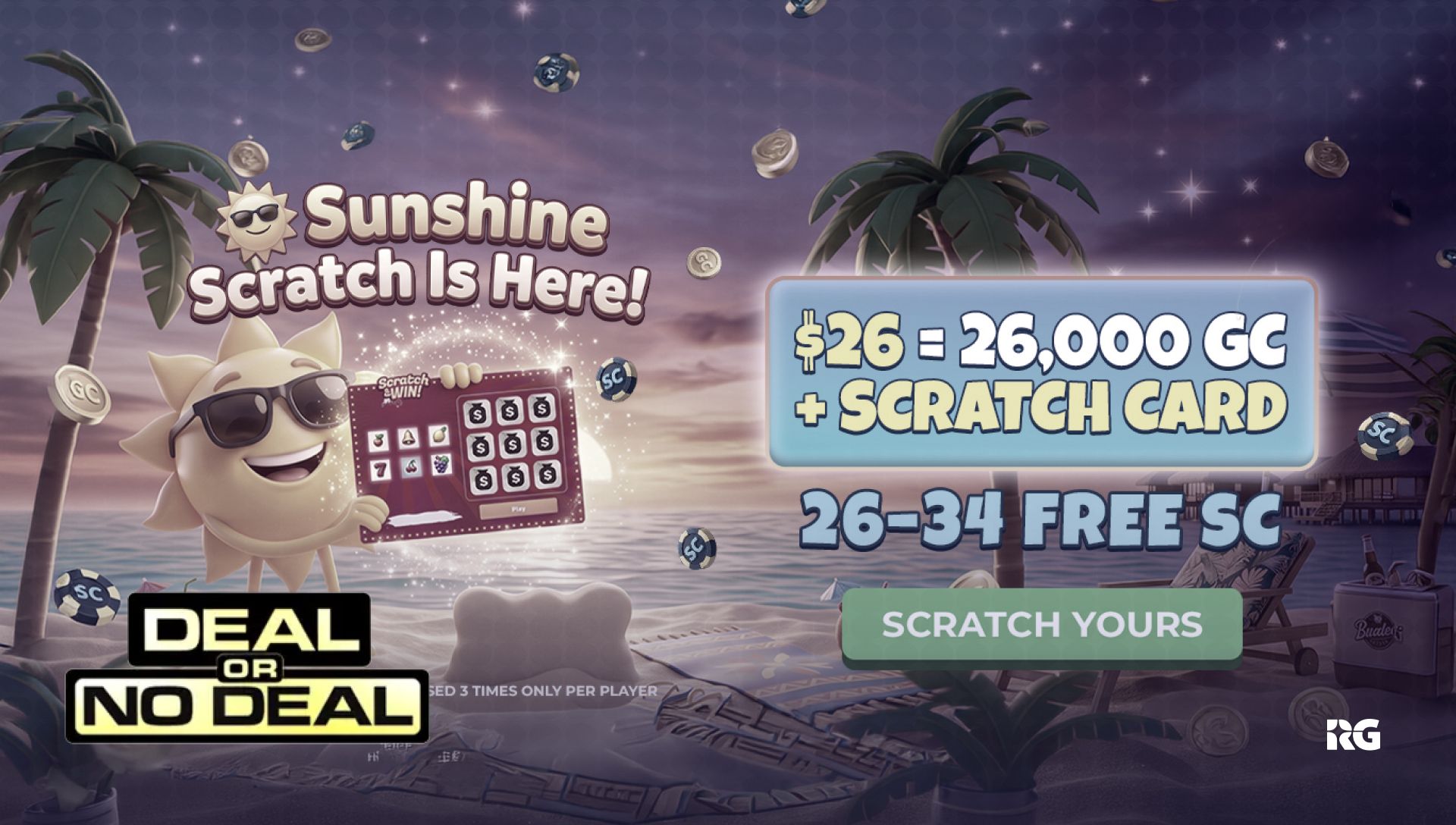 Deal or No Deal Win: Sunshine Scratch Deal Hits Aug. 6