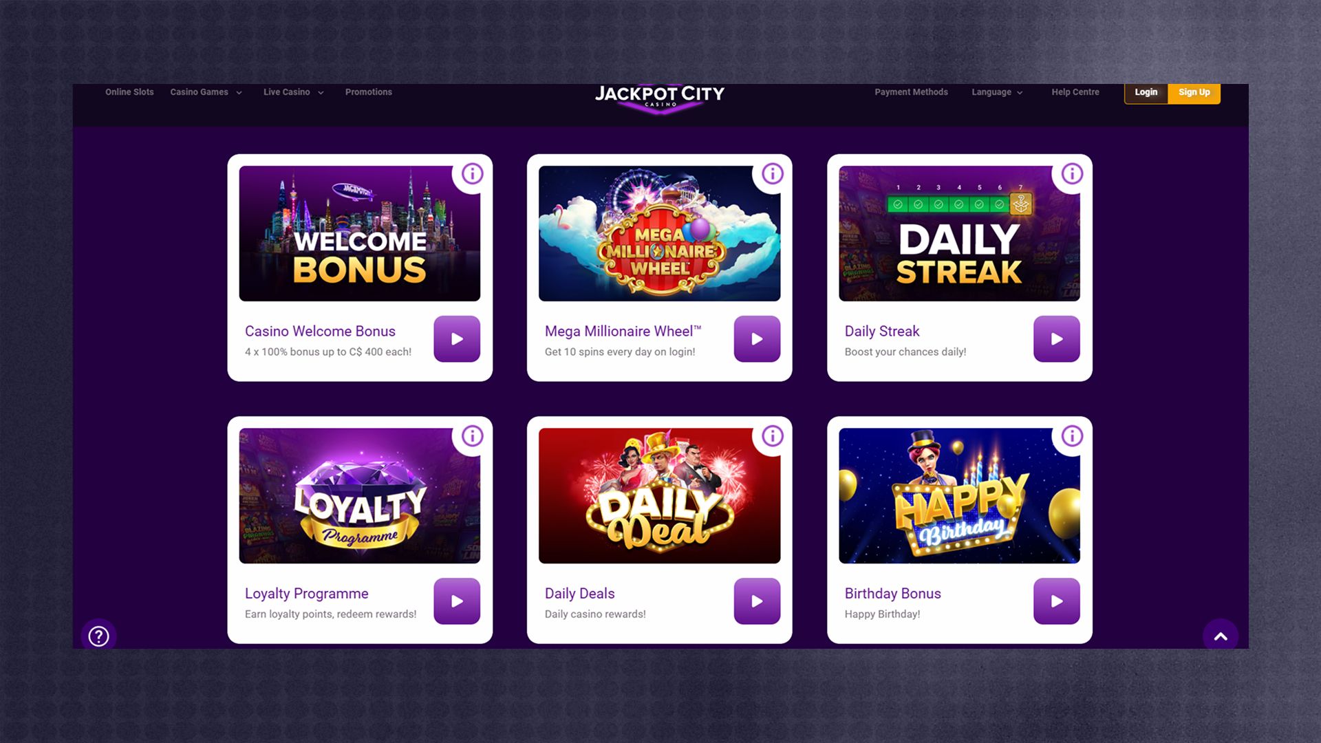 JackpotCity Casino Bonus Review for Canadian Players