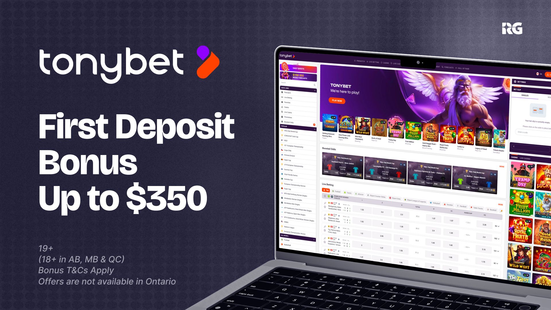 Tonybet Casino Bild